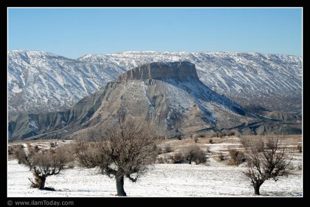 قلاقیران در زمستان